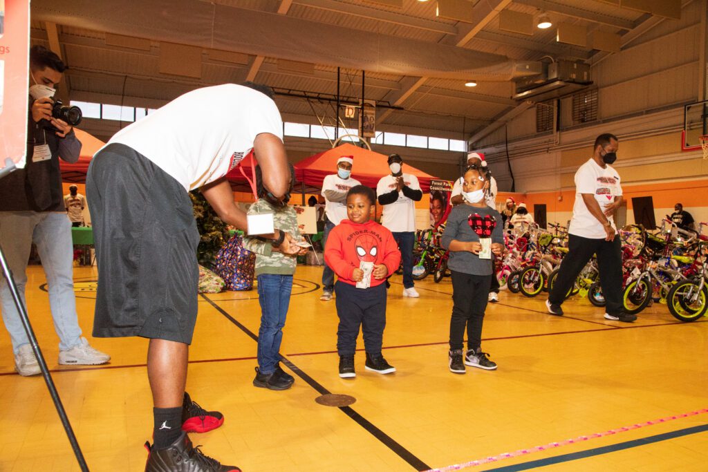 Kids dancing at Douglas Brothers Foundation